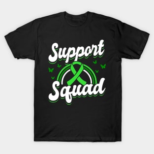 Organ Donor Green Ribbon, Support Squad T-Shirt